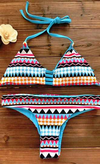 etnic color bikini 